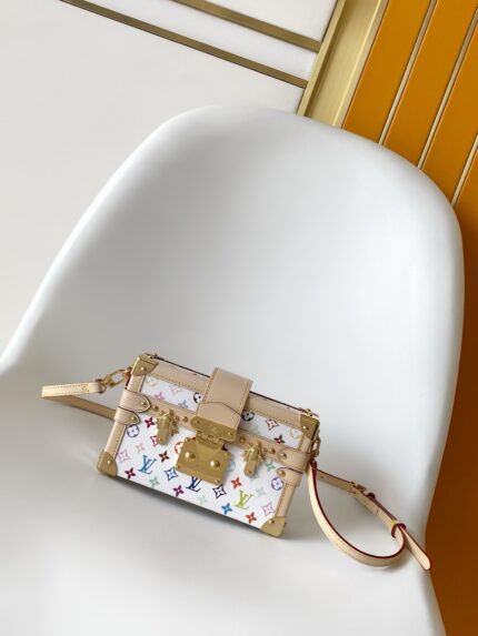 Louis Vuitton Petite Malle bag Takashi Murakami Hard Box Bag