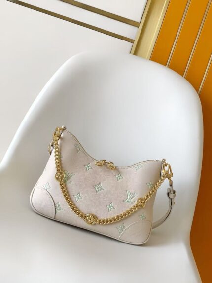 Louis Vuitton Green Boulogne bag Monogram Empreinte leather