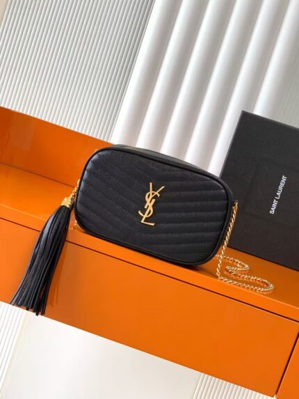 YSL LOU MINI BAGTop-grade imported cowhide camera bag