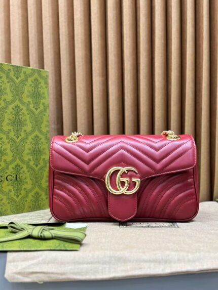 Gucci GG Marmont series Kora Red