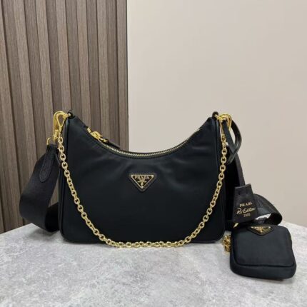 Prada New Nylon Hobo Bag