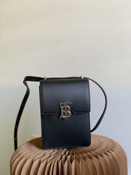 Burberry Robin Smooth Leather TB Crossbody Phone Bag